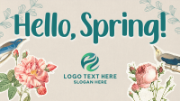 Scrapbook Hello Spring Animation Image Preview