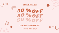 Discount on Salon Services Facebook Event Cover Design
