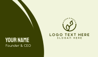 Minimalist Plant Spa Business Card Preview