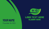 Video Game Leaf Business Card Image Preview