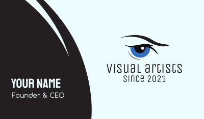 Blue Eye Business Card Image Preview