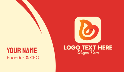 Hot Mobile App Business Card
