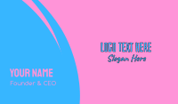 Funky Text Business Card Preview