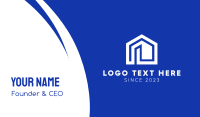 White Real Estate Home Business Card Image Preview