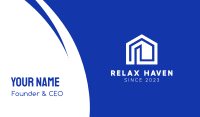 White Real Estate Home Business Card Image Preview