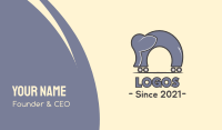 Elephant Skate Park Business Card Image Preview