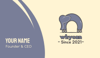 Elephant Skate Park Business Card Image Preview