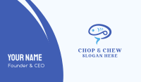 Blue Fish Business Card Image Preview