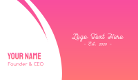 Beauty Wordmark Text Business Card Image Preview