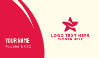 Red Star Business  Business Card Image Preview