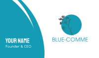 Blue Plant Business Card Image Preview