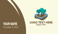 Love Island Forest  Business Card Image Preview