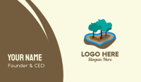 Love Island Forest  Business Card Image Preview