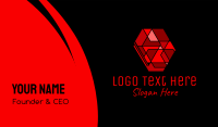 Red Ruby Gemstone Business Card Image Preview