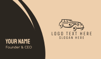 Classic Vintage Car Business Card Design