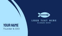 Cyber Fish Missile Business Card Image Preview