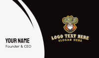 Old Nomad Cowboy Gaming Esports Business Card Image Preview