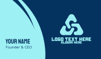Rugged Business Warning Sign Business Card Image Preview