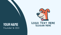 Lovely Dog Veterinary Business Card Image Preview