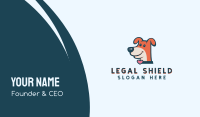 Lovely Dog Veterinary Business Card Image Preview