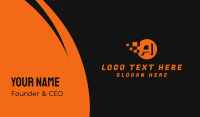 A Pixel Circle Business Card Image Preview