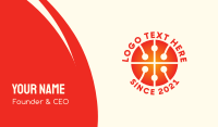 Modern Basketball  Business Card Image Preview