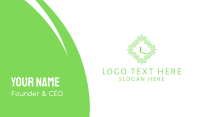 Green Vines Lettermark Business Card Image Preview