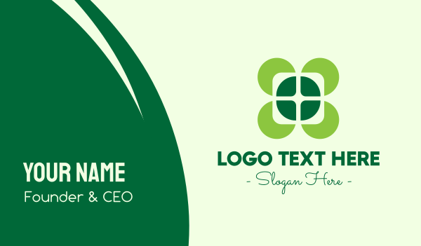Lucky Four Leaf Clover Business Card Design Image Preview