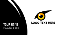 Yellow Bird Eye Business Card Image Preview