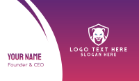 Panther Shield Business Card Image Preview