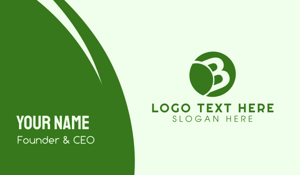 Green Financial Bitcoin  Business Card Design Image Preview