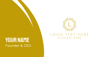 Luxurious Royal Lettermark Business Card Image Preview