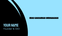 Blue & Digital  Business Card Design