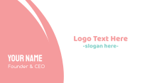 Cute Baby Text Font Business Card Design