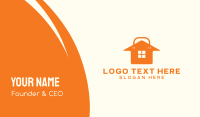 Orange House Shopping  Business Card Image Preview