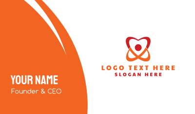 Atomic Heart Business Card Image Preview