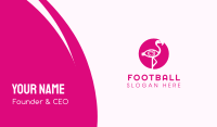 Pink Flamingo Eye Business Card Image Preview