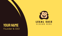 Cute Monkey Face Business Card Image Preview