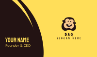 Cute Monkey Face Business Card Image Preview
