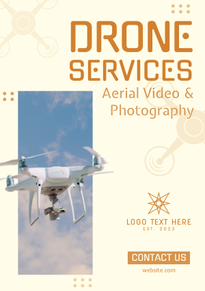 Drone Aerial Camera Flyer Image Preview
