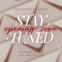 Stay Tuned Instagram Post Design