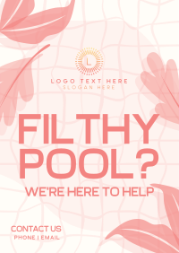 Filthy Pool? Flyer Design