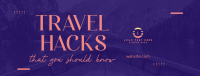 Travelling Tips Facebook Cover Design