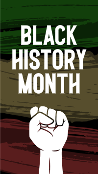 Black History Month Facebook Story Design