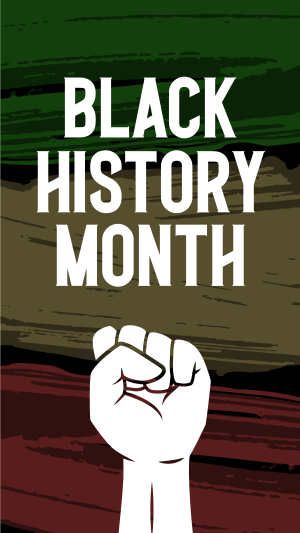 Black History Month Facebook story Image Preview