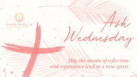 Greetings Ash Wednesday Facebook event cover Image Preview