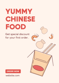 Asian Food Delivery Poster Image Preview