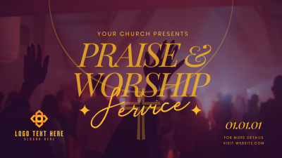 Praise & Worship Facebook event cover Image Preview