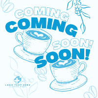 Cafe Coming Soon Instagram post Image Preview