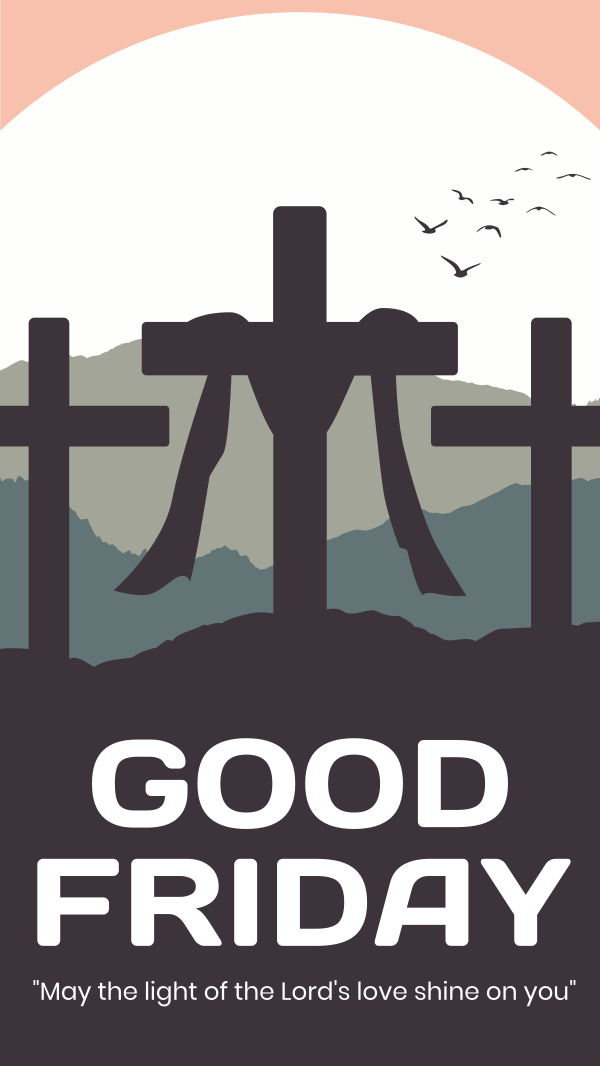 Good Friday Scenery Instagram Story Design Image Preview